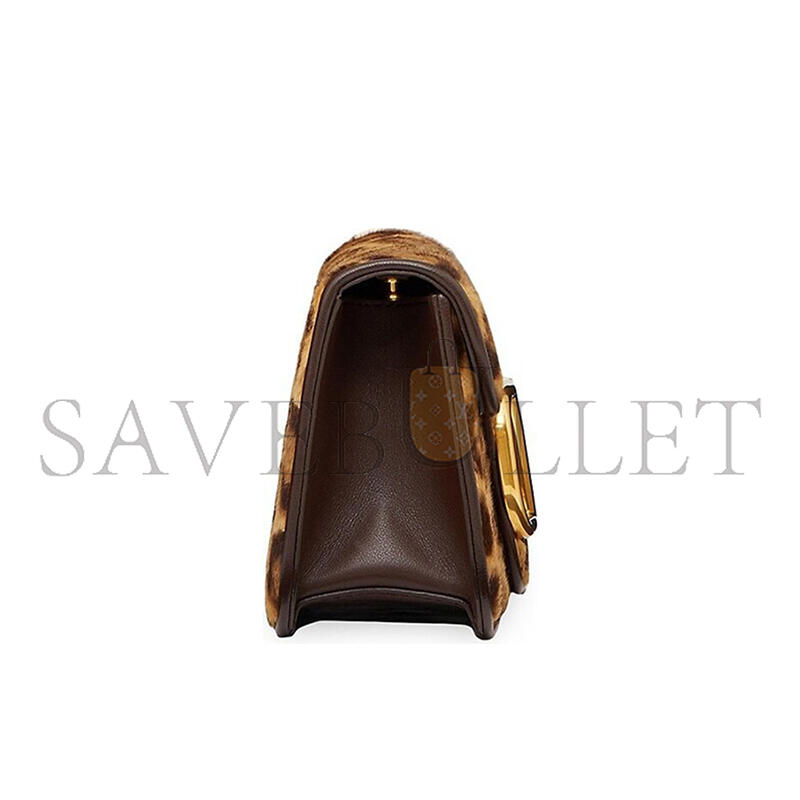 Va1e*ntin0 garavani loco leopard calf hair shoulder bag w2b0k30xqvk9f (27*13*6cm)
